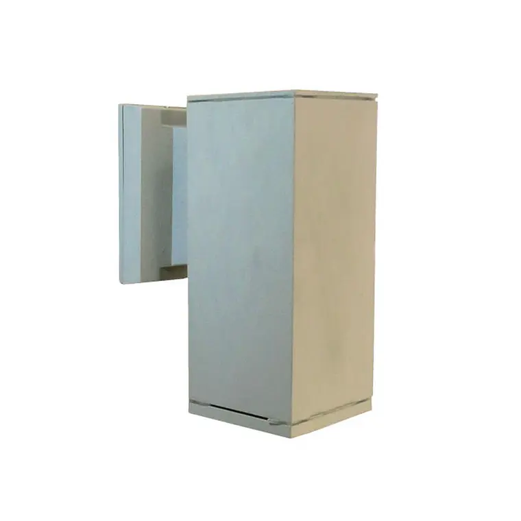 APLIQUE UNIDIRECCIONAL IP54 VERTICAL GRIS E27  1
