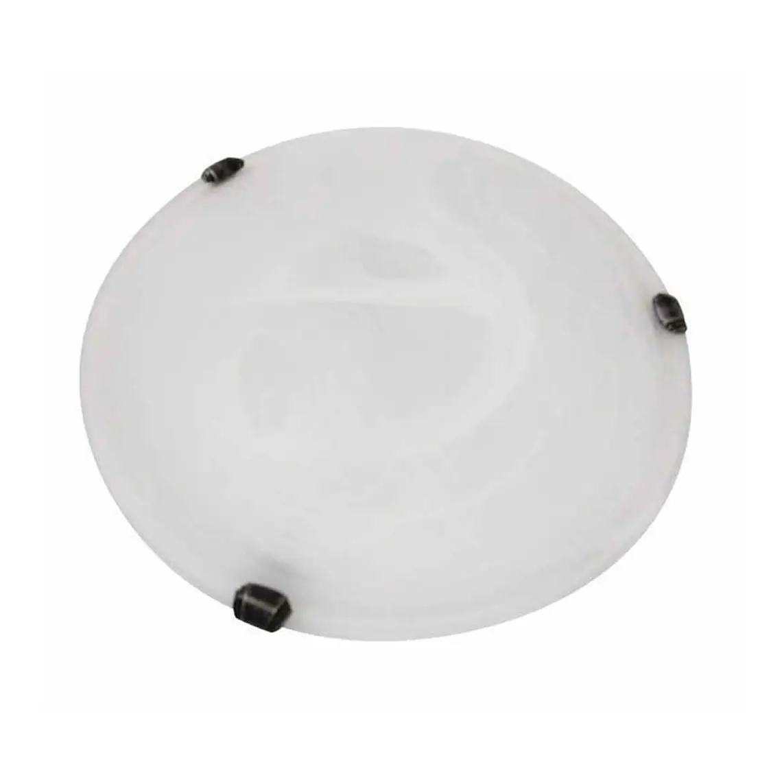 PLAFÓN ALABASTRO 2 LUCES BLANCO 30CM 1