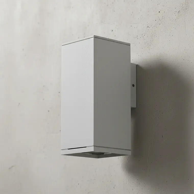 APLIQUE UNIDIRECCIONAL IP54 VERTICAL GRIS E27  2
