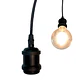 COLGANTE SOQUET OLDIE NEGRO 1 LUZ  - Miniatura 3
