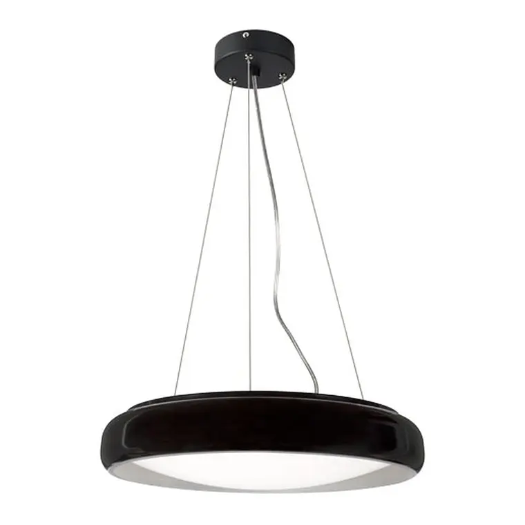 LÁMPARA COLGANTE EBRO LED 40W LUZ CÁLIDA NEGRO/BLANCO  1