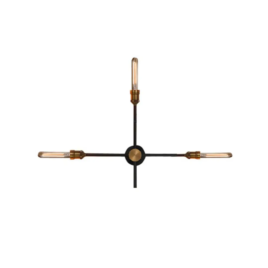 APLIQUE WESTON 3 LUCES AJUSTABLE NEGRO 1