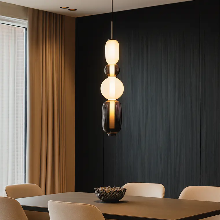 LAMPARA COLGANTE PEBBLES LED 2