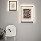 APLIQUE FRAME LED NEGRO 15W LUZ CÁLIDA 70X50CM - Miniatura 2
