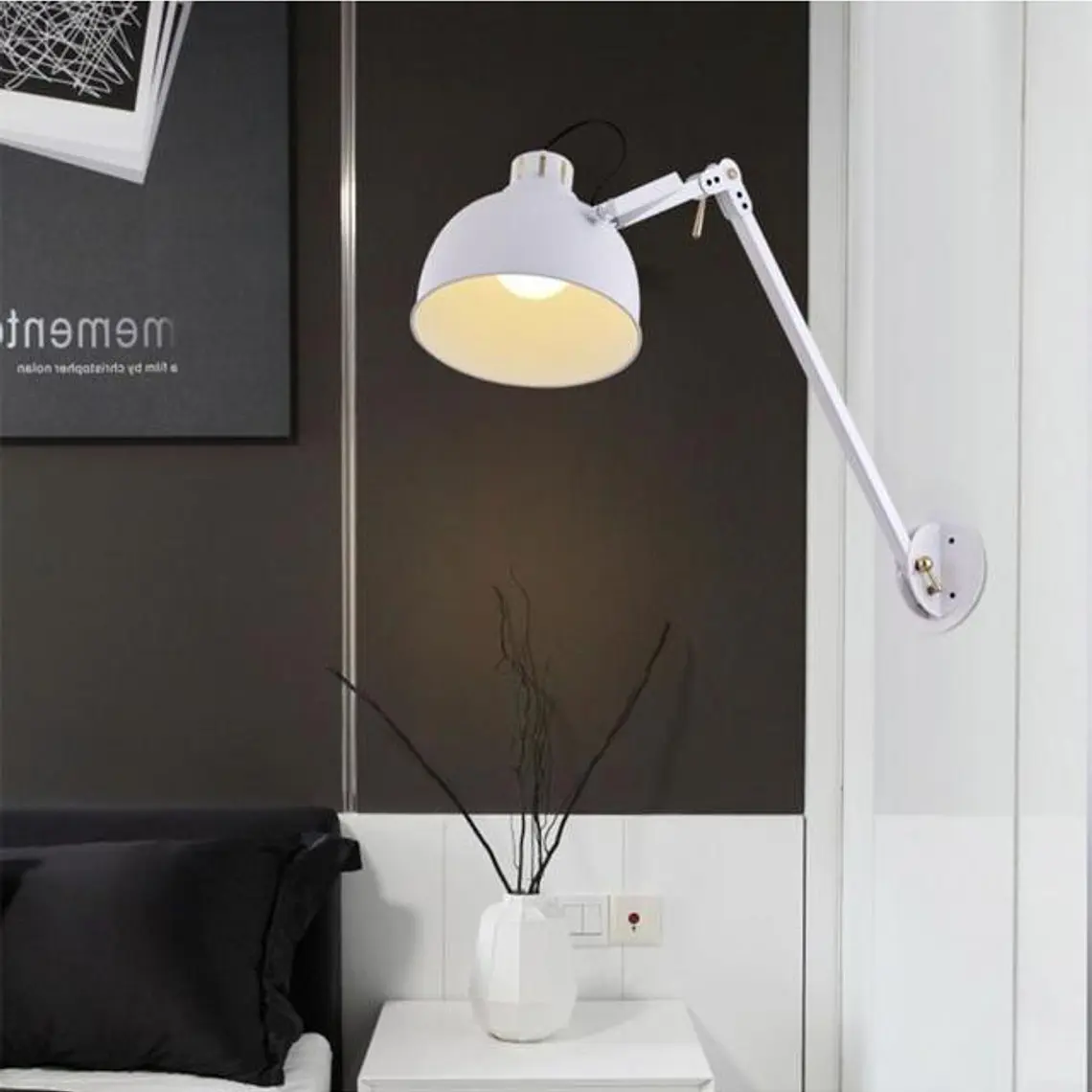 APLIQUE LANARK BLANCO 25,5 CM 2