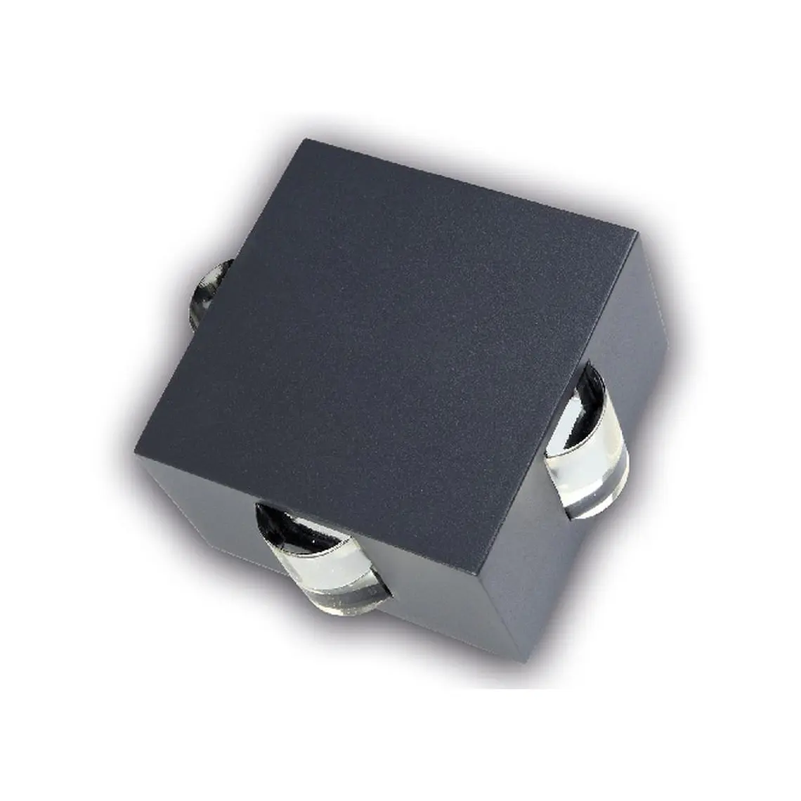 APLIQUE EVANS 1863-B2 10W LUZ BLANCO NEUTRO NEGRO 1