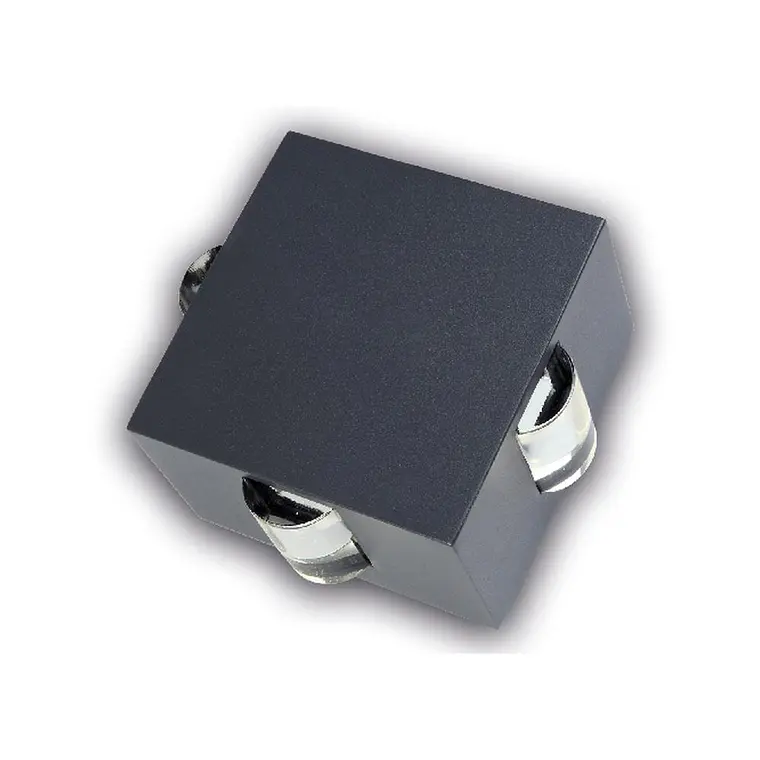 APLIQUE EVANS 1863-B2 10W LUZ BLANCO NEUTRO NEGRO 1