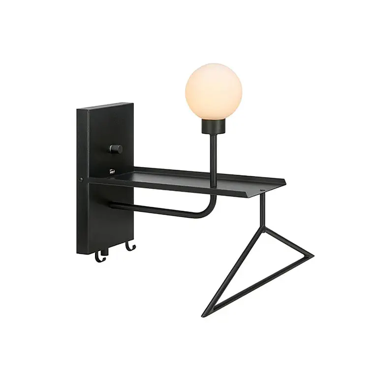 APLIQUE CARSON G9 NEGRO CON DIMMER 1