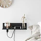 APLIQUE MULTI 50CM CON USB NEGRO - Miniatura 2