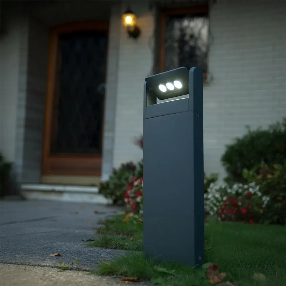 BOLLARD/POSTE MINI LEDSPOT 9W 53CM NEGRO 3
