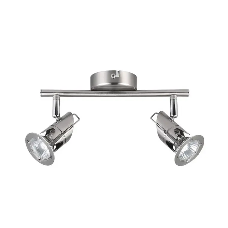FOCO SOBREPUESTO SPACE 2 LUCES NÍQUEL MATE 1