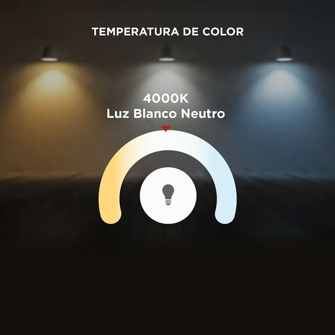 APLIQUE EVANS 1862 6W LUZ BLANCO NEUTRO NEGRO 2