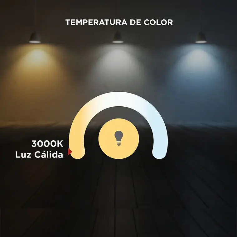 FOCO LED LINEAL PARA RIEL 18W LUZ CÁLIDA 60CM BLANCO 2