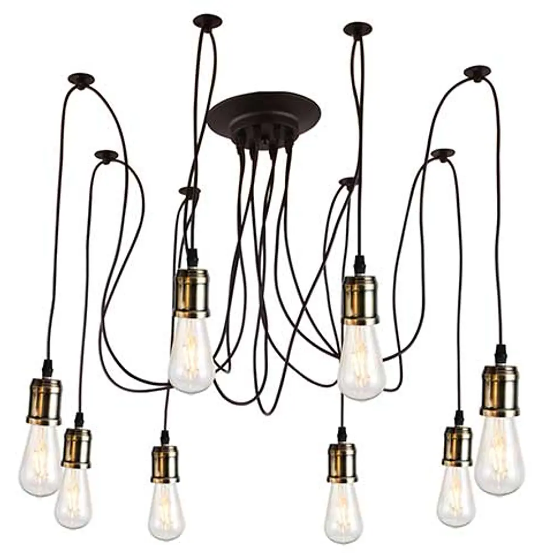 LÁMPARA COLGANTE 7 LUCES BAROCK ANTIQUE 1