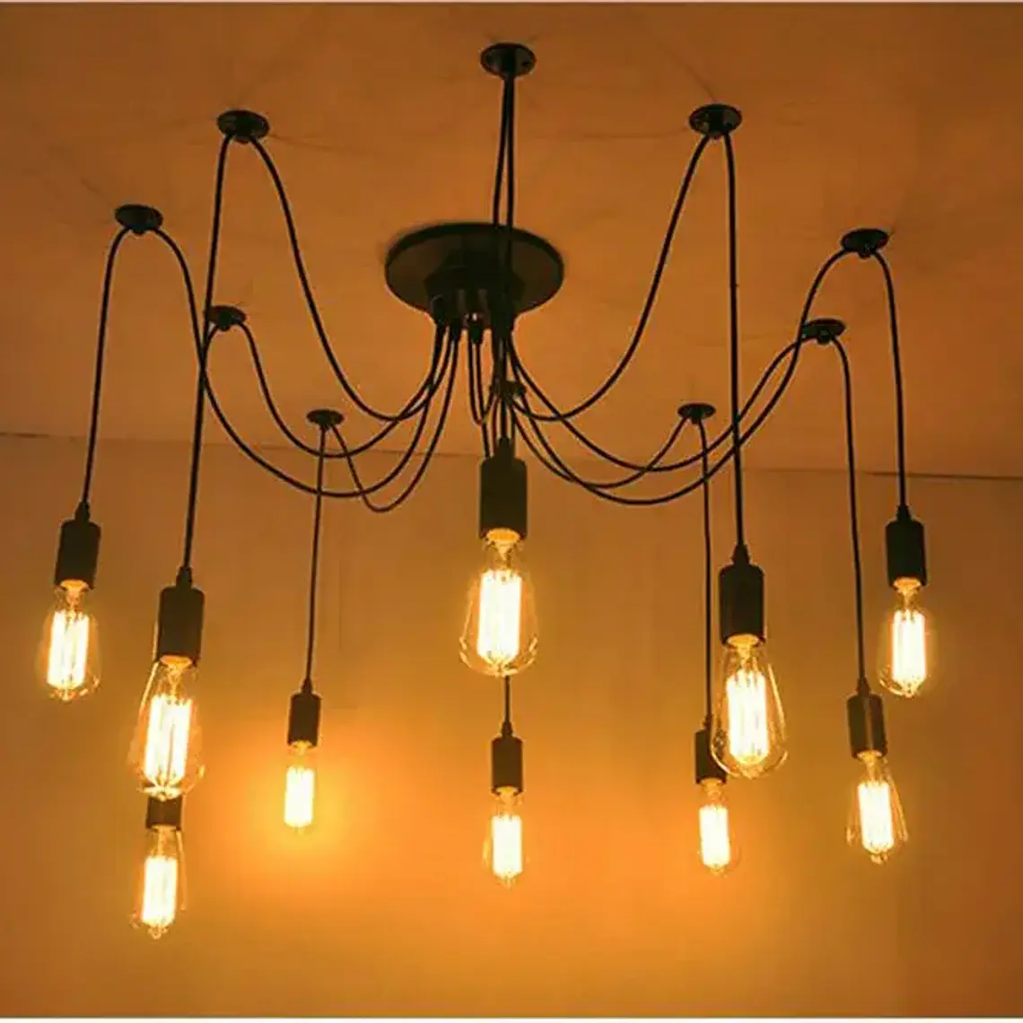 LÁMPARA COLGANTE 7 LUCES BAROCK ANTIQUE 2