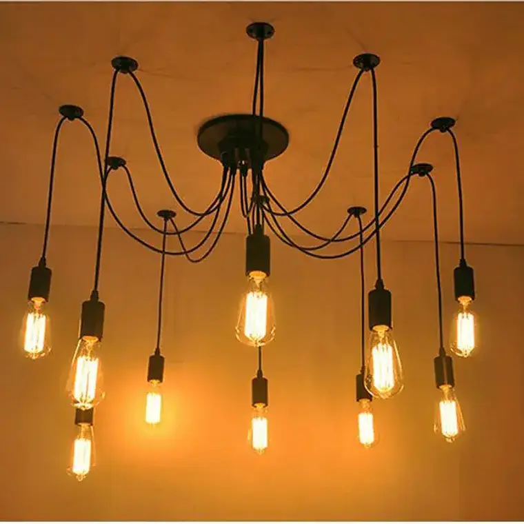 LÁMPARA COLGANTE 7 LUCES BAROCK ANTIQUE 2