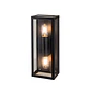 APLIQUE EXTERIOR VARINA GLASS BIDIRECCIONAL NEGRO - Miniatura 1