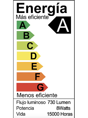 PACK 2 AMPOLLETA LED BOLA A60 DIMEABLE 8W LUZ CÁLIDA E27