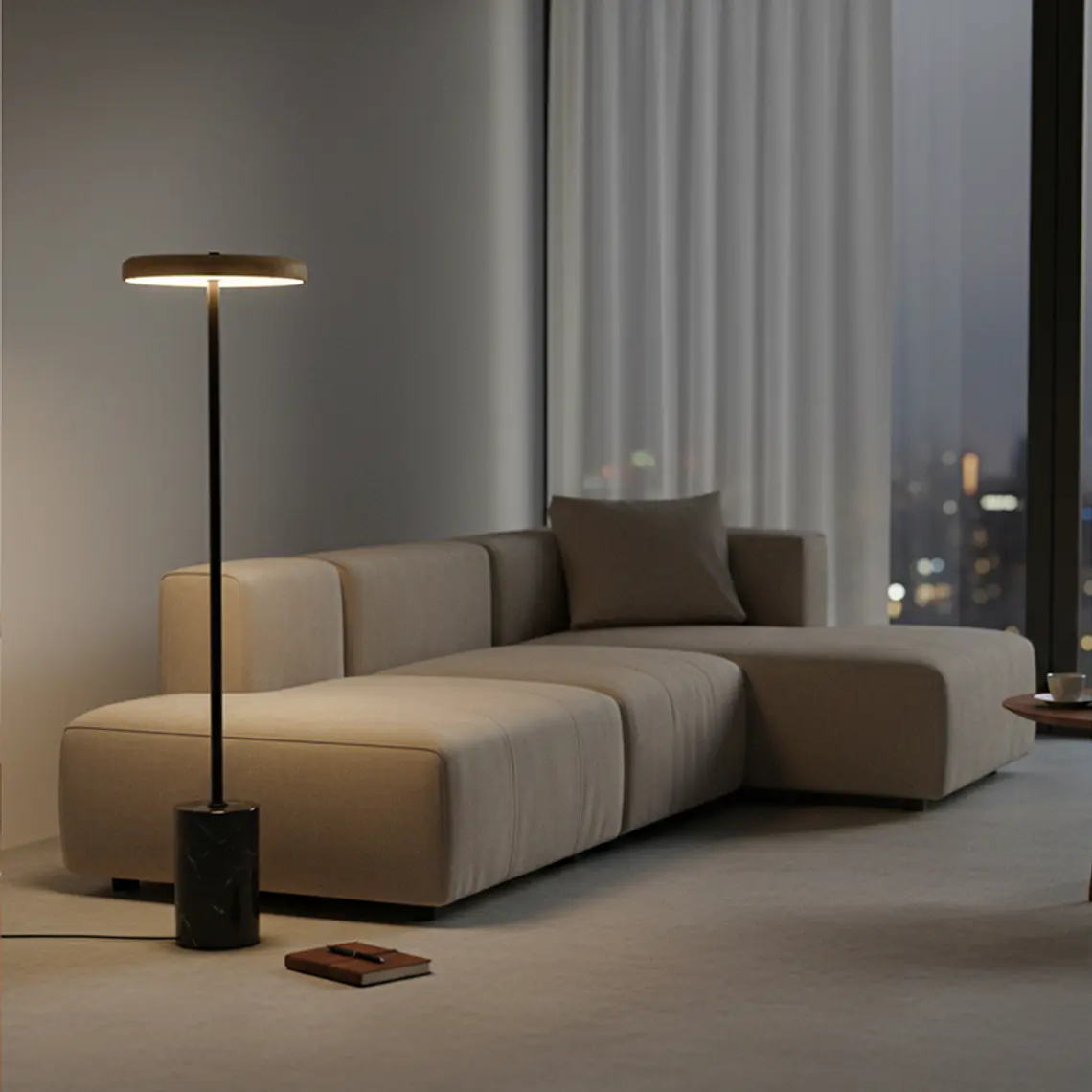 LAMPARA DE PIE LED SENIN 2