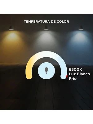 PACK 2 AMPOLLETA LED BOLA A60 DIMEABLE 8W LUZ BLANCO FRÍO E27