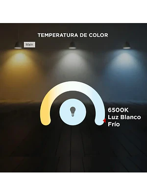 AMPOLLETA LED BOLA A60 DIMEABLE 8W LUZ BLANCO FRÍO E27 (DIÁMETRO 6 CM)
