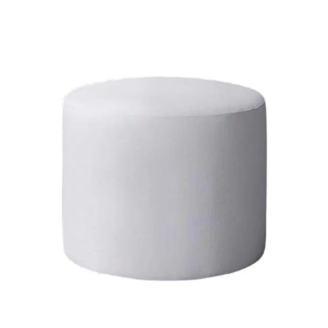 PUF - VALENTINA 52 LINO GRUESO BLANCO (52D x 41,2H CM) 1