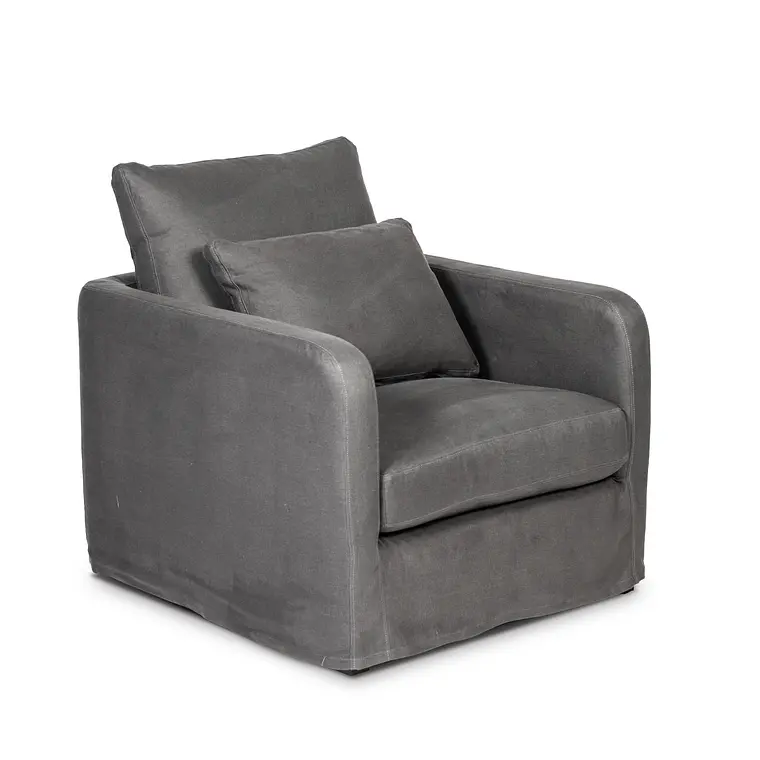 SILLÓN - BENJAMÍN LINO DELGADO CARBÓN (79A x 94P x 61H CM) 1