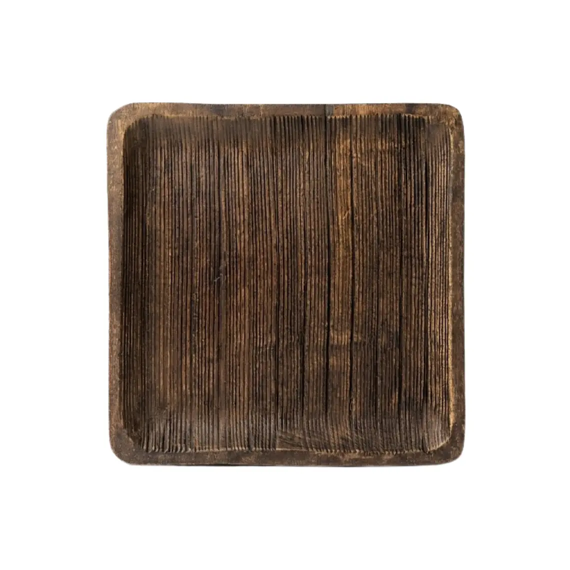 TABLA DE MADERA SURCOS CAFÉ (28L X 28A X 2.5H CM) 2