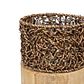 FANAL JUNCO CON BASE MADERA L (23D X 25H CM) - Miniatura 2