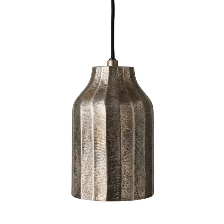 LÁMPARA COLGANTE - METAL NICKEL (12D X 16H CM) 1