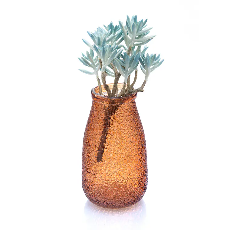 FLORERO URSULA MARRÓN (12D X 20H CM) 2