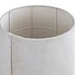 LAMPARA GAMUZA BEIGE CON PANTALLA CUERO VACA (45D X 150H CM) - Miniatura 2