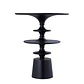 MESA LATERAL - JULIETA MESA LATERAL DE MADERA NEGRA (45D X 55H CM) - Miniatura 1
