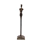METAL - ESCULTURA HOMBRE CON CLARINETE (53 X 12 CM) - Miniatura 1