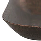 METAL - PLATO CUADRADO DE BORDE ALTO GOLPEADO (33A x 7.5H CM) - Miniatura 2