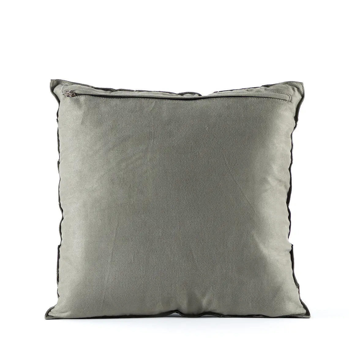 COJIN - CUERO PATCHWORK VERDE (45 X 45 CM) 2