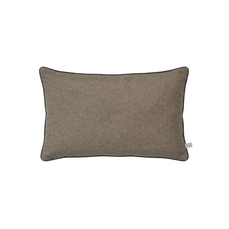 COJIN - LANA ESPIGA BEIGE CON VIVO GRIS (30 X 50 CM) 1