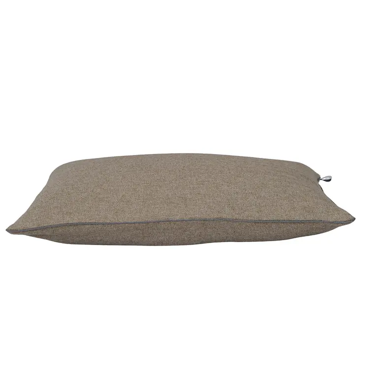 COJIN - LANA ESPIGA BEIGE CON VIVO GRIS (30 X 50 CM) 2