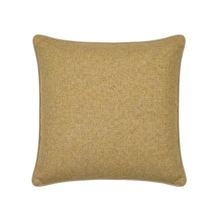 COJIN - LANA ESPIGA DORADO CON VIVO BEIGE (50 X 50 CM) 1
