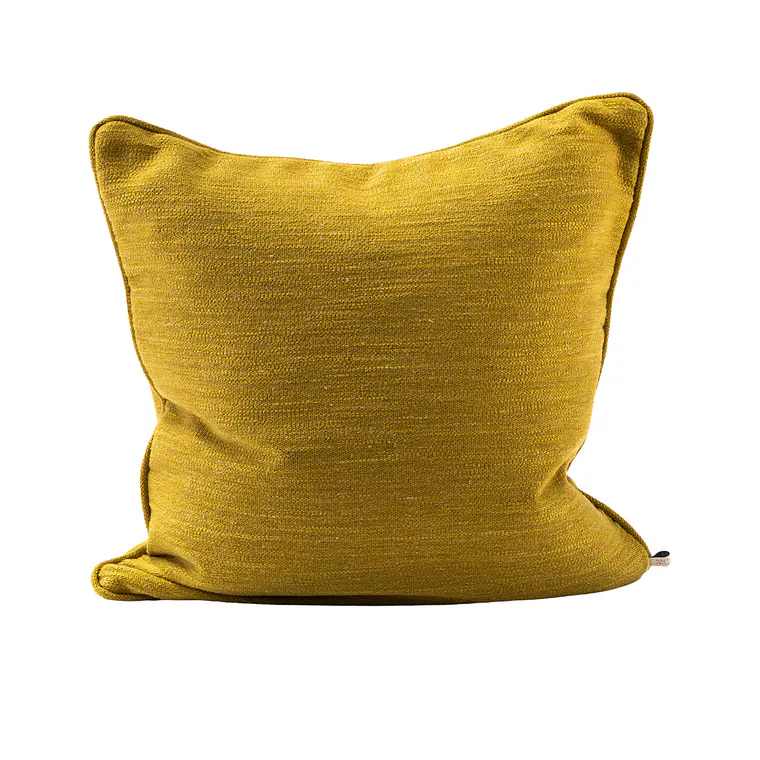 COJIN - LINO AMARILLO VIVO MISMA TELA (50 X 50 CM) 1
