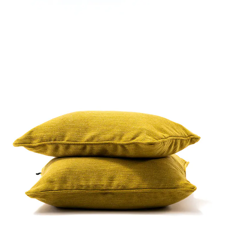 COJIN - LINO AMARILLO VIVO MISMA TELA (50 X 50 CM) 4