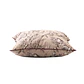 COJIN - LINO FLORES GRISES BEIGE VIVO BURDEO (50 X 50 CM) - Miniatura 3