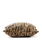 COJÍN - LINO NEGRO HOJAS BEIGE VIVO NEGRO (60 X 60 CM) - Miniatura 3