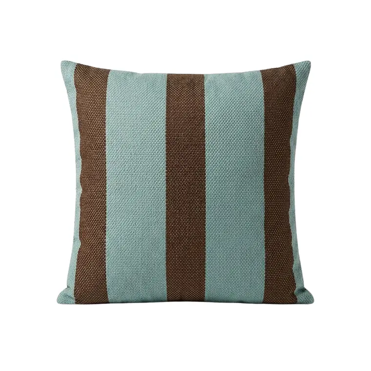 COJIN - SUNBRELLA FRANJA CAFÉ CELESTE (50 X 50 CM) 1