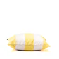 COJIN - SUNBRELLA FRANJAS BLANCO CON AMARILLO VIVO CREMA (50 X 50 CM) - Miniatura 2