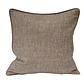 COJIN - TAPIZ BEIGE JASPEADO CON VIVO CORDON TRENZADO BEIGE (60 X 60 CM) - Miniatura 1