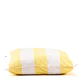 COJIN - SUNBRELLA FRANJAS BLANCO CON AMARILLO VIVO CREMA (60 X 60 CM) - Miniatura 3