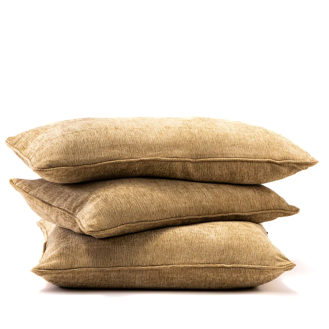 COJIN - TAPIZ BEIGE / OCRE CON VIVO MISMA TELA (60 X 60 CM) 2