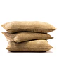 COJIN - TAPIZ BEIGE / OCRE CON VIVO MISMA TELA (60 X 60 CM) - Miniatura 2