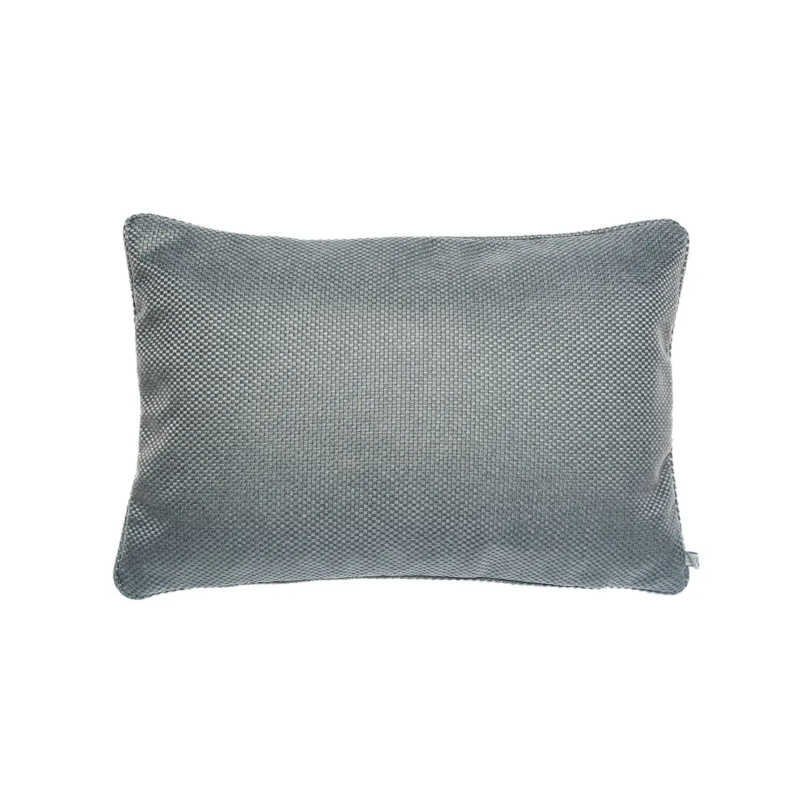 COJIN - TAPIZ GRIS CON TRAMA Y VIVO MISMA TELA (60 X 40 CM) 1